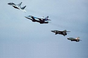 MiG-21UM, MiG-23, MiG-29UB, MiG-31