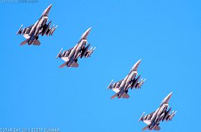 USAF F-16 Wild Weasel Electronic Attack Aircraft