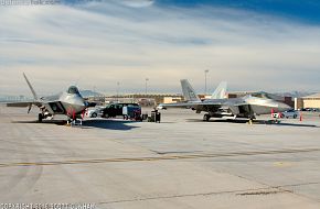 USAF F-22A Raptor Air Superiority Fighter Aircraft