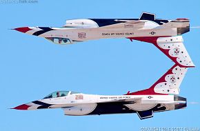 USAF Thunderbirds Flight Demonstration Team, F-16 Viper Fighter Aircraft