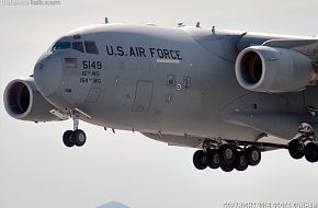 USAF C-17 Globemaster III Heavy Transport Aircraft