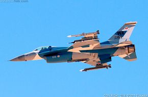 USAF F-16 Falcon Aggressor Squadron Fighter