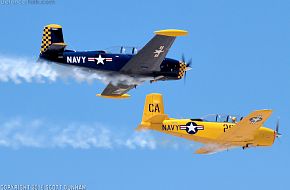 US Navy SNJ Trainer Aircraft