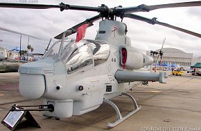 USMC AH-1Z Viper Gunship Attack Helicopter