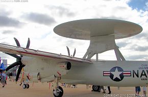 US Navy E-2C Hawkeye Airborne Early Warning Aircraft