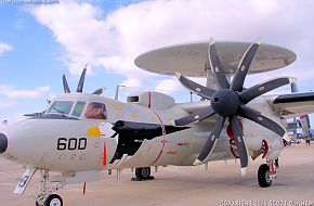 US Navy E-2C Hawkeye Airborne Early Warning Aircraft