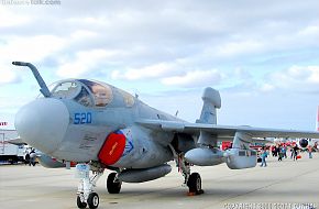 US Navy EA-6B Prowler Electronic Attack Aircraft