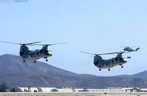 USMC CH-46 Sea Knight Helicopter