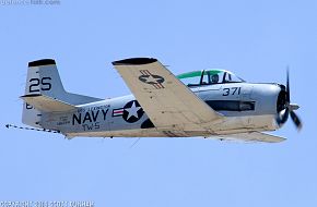 US Navy T-28 Trojan Trainer Aircraft