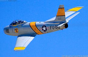 USAF F-86 Sabre Fighter Aircraft