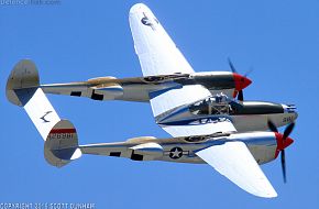 US Army Air Corps P-38 Lightning Fighter Aircraft