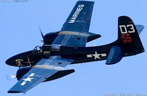 USMC F7F Tigercat Fighter Aircraft