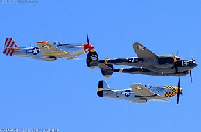 USAAC P-38 Lightning & P-51 Mustang Fighters