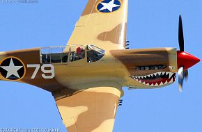 US Army Air Corps P-40 Warhawk Fighter Aircraft