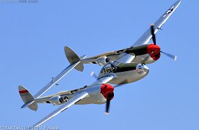 US Army Air Corps P-38 Lightning Fighter Aircraft