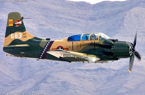 USAF A-1 Skyraider Attack Aircraft