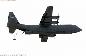 USAF C-130E Hercules Transport Aircraft