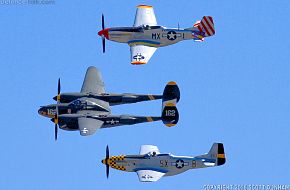 USAAC P-38 Lightning & P-51 Mustang Fighters