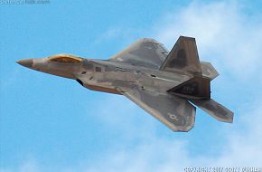 USAF F-22A Raptor Air Superiority Fighter Aircraft