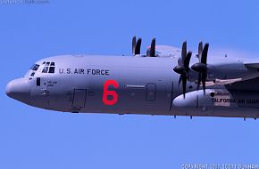 USAF C-130J Hercules Fire Fighting/Transport Aircraft