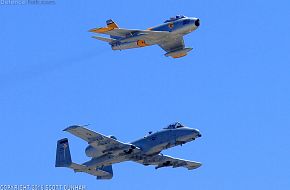 USAF Heritage Flight A-10 & F-86