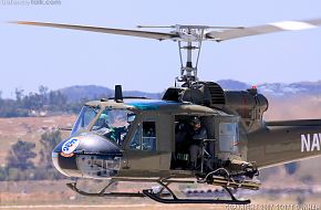 US Navy UH-1 Huey Helicopter Gunship