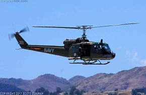 US Navy UH-1 Huey Helicopter Gunship