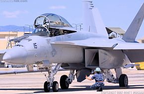 US Navy F/A-18F Super Hornet Fighter