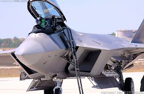 USAF F-22A Raptor Air Superiority Fighter Aircraft