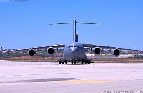 USAF C-17 Globemaster III Heavy Transport Aircraft