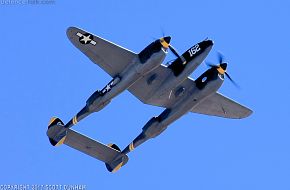 US Army Air Corps P-38 Lightning Fighter Aircraft