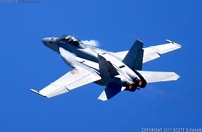 US Navy F/A-18F Super Hornet Fighter