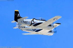 US Navy T-28 Trojan Trainer Aircraft