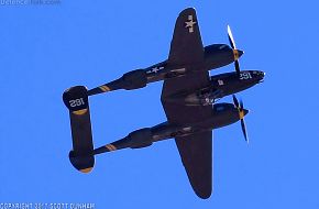 US Army Air Corps P-38 Lightning Fighter Aircraft