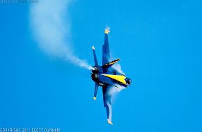 US Navy Blue Angels Flight Demonstration Team F/A-18C Hornet Fighter