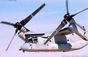 USMC MV-22 Osprey Tilt Rotor Aircraft