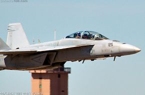 US Navy F/A-18F Super Hornet Fighter