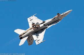 US Navy F/A-18F Super Hornet Fighter