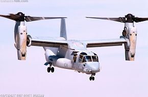 USMC MV-22 Osprey Tilt Rotor Aircraft