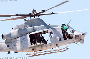 USMC UH-1Y Venom Helicopter Gunship