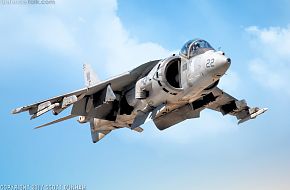 USMC AV-8B Harrier Attack Aircraft