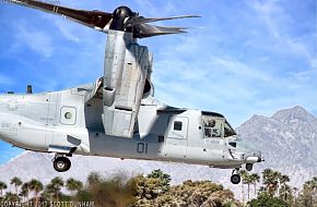 USMC MV-22 Osprey Tilt Rotor Aircraft