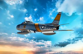 USAF F-86 Sabre Fighter Aircraft