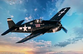 US Navy F6F Hellcat Fighter Aircraft