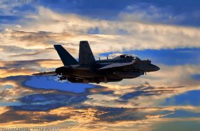 US Navy EA-18G Growler Electronic Attack Aircraft