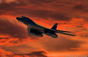 USAF B-1 Lancer Heavy Bomber