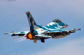 USAF F-16 Viper Aggressor Fighter Aircraft