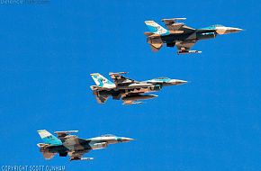 USAF F-16 Aggressor Fighter Aircraft