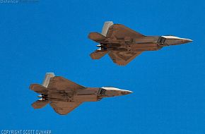 USAF F-22A Raptor Air Superiority Fighter Aircraft