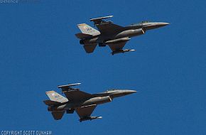 USAF F-16 Viper Fighter Aircraft